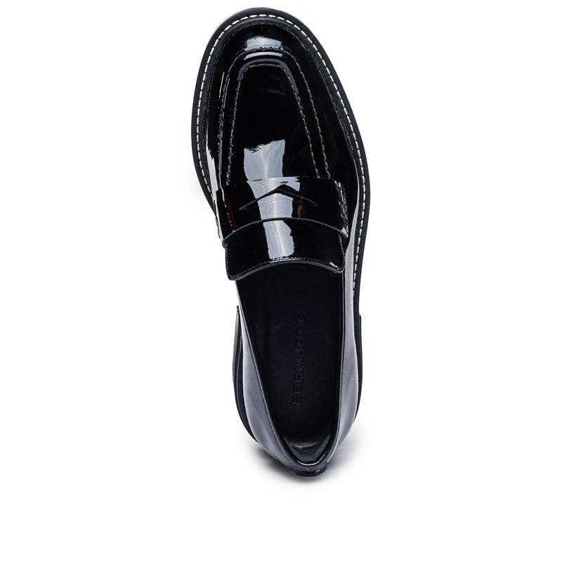 Mocasini Bernardo Chandler Lug-Sole Dama Negrii | PVS2624KY