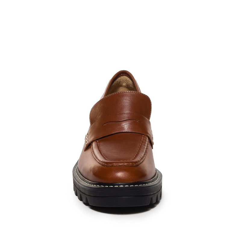 Mocasini Bernardo Chandler Lug-Sole Dama Maro Inchis | QKF9873LM