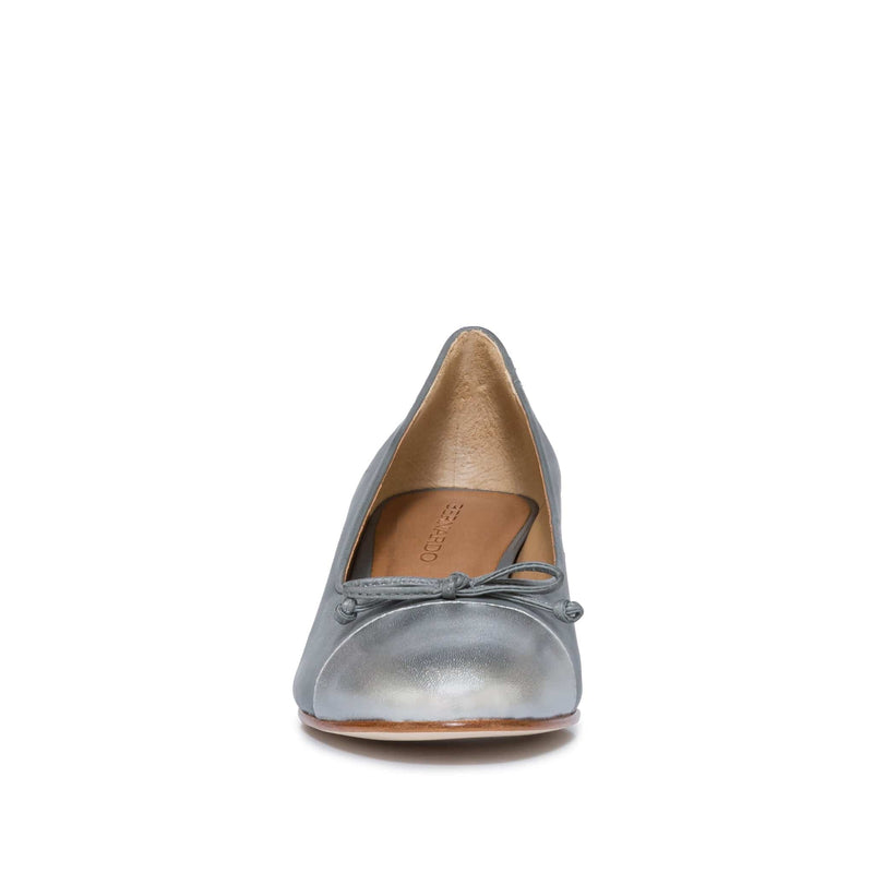 Pumps Bernardo Marisol Ballerina Dama Gri Argintii | JJL8825CT