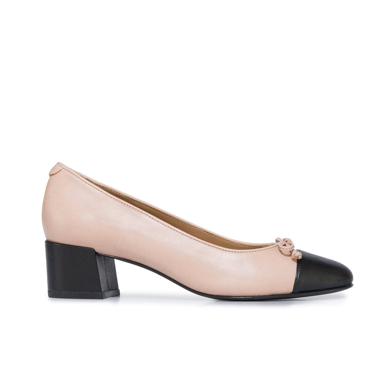 Pumps Bernardo Marisol Ballerina Dama Roz Negrii | LPO7678RN