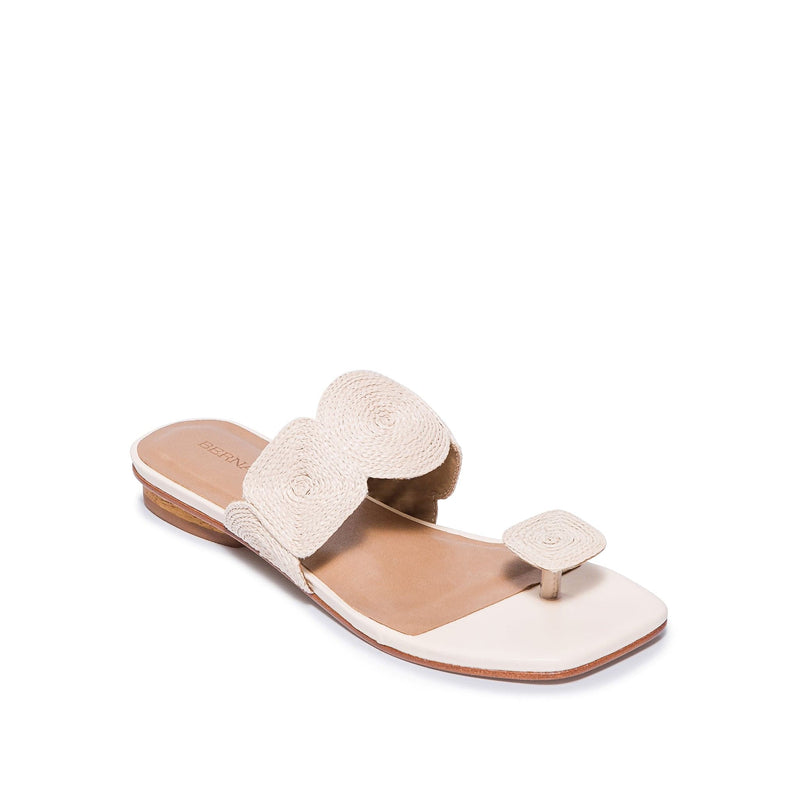 Sandale Slide Bernardo Palermo Raffia Dama Albi | RDN2961KY