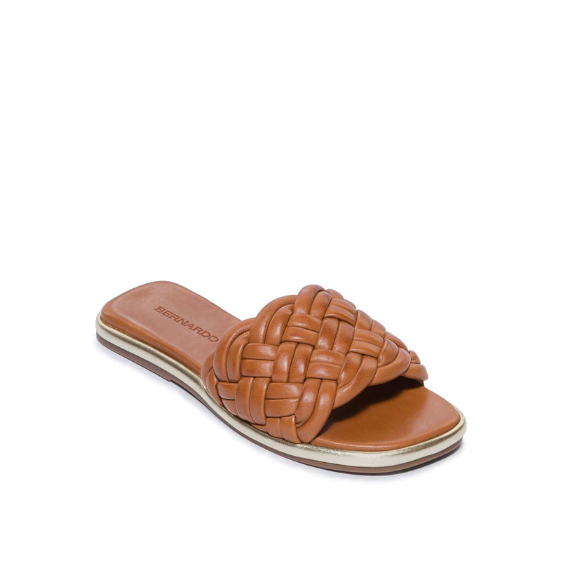 Sandale Slide Bernardo Troy Woven Dama Maro Inchis | XUE2719EM