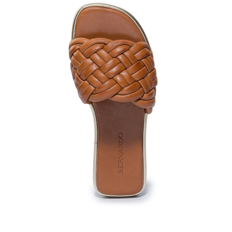 Sandale Slide Bernardo Troy Woven Dama Maro Inchis | XUE2719EM