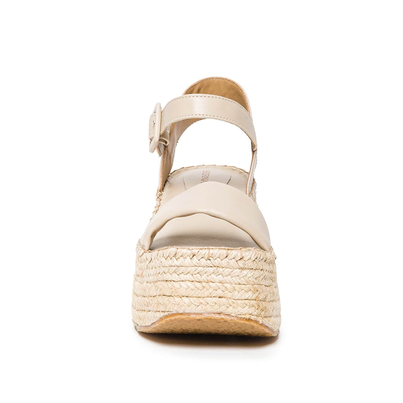 Sandale cu Platforma Bernardo Mallorca Espadrille Dama Bej | GWQ7169DD